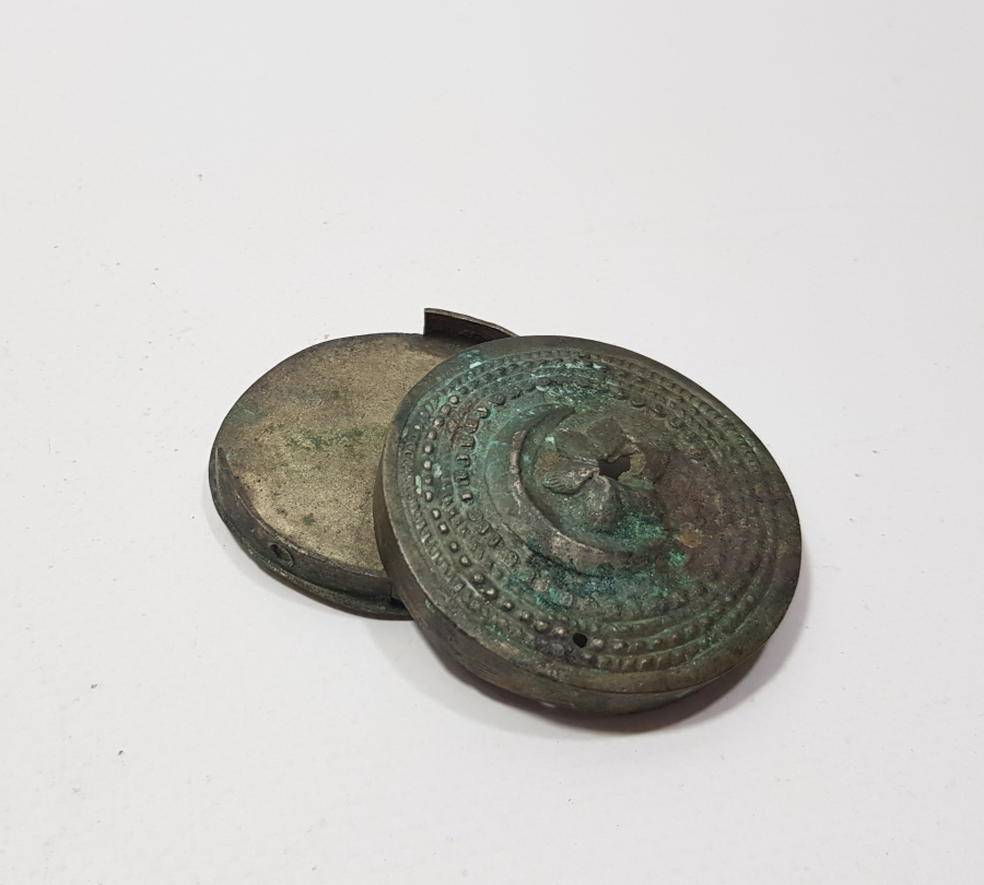 OSMANLI DÖNEMİ AY YILDIZLI GÜMÜŞ PAZUBENT