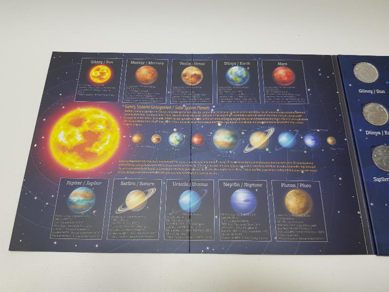 GÜNEŞ SİSTEMİ HATIRA PARA SETİ