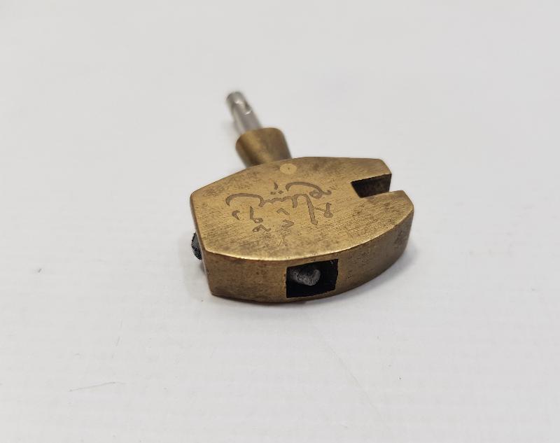 OSMANLICA POLİS YAZILI CAM ELMASI