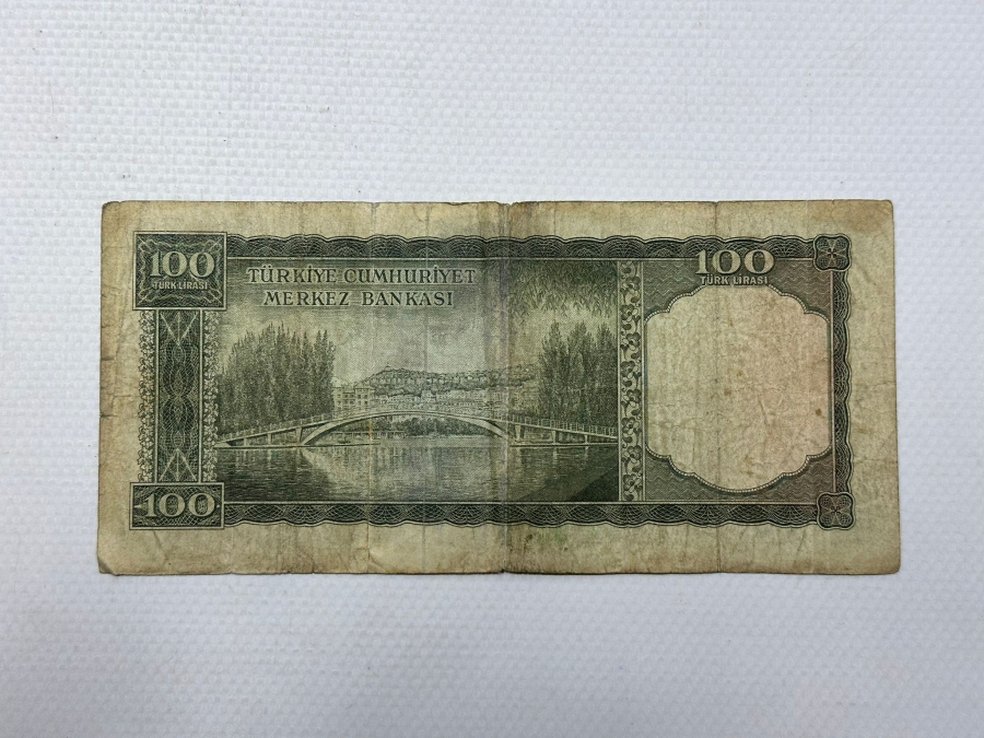 T.C. 5. EMİSYON 100 LİRA KAĞIT PARA