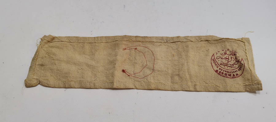 1. DÜNYA SAVAŞI DÖNEMİ DAMGALI HİLAL-İ AHMER KOL BANDI