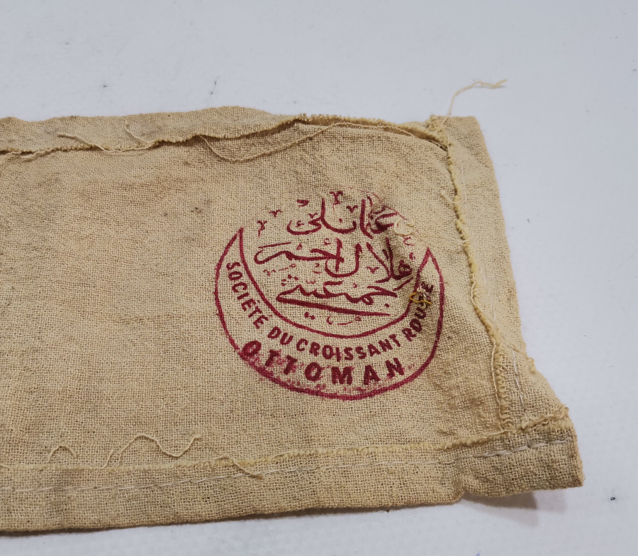 1. DÜNYA SAVAŞI DÖNEMİ DAMGALI HİLAL-İ AHMER KOL BANDI