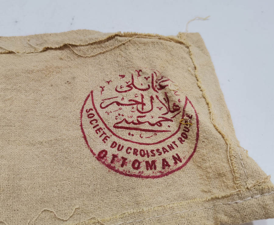 1. DÜNYA SAVAŞI DÖNEMİ DAMGALI HİLAL-İ AHMER KOL BANDI