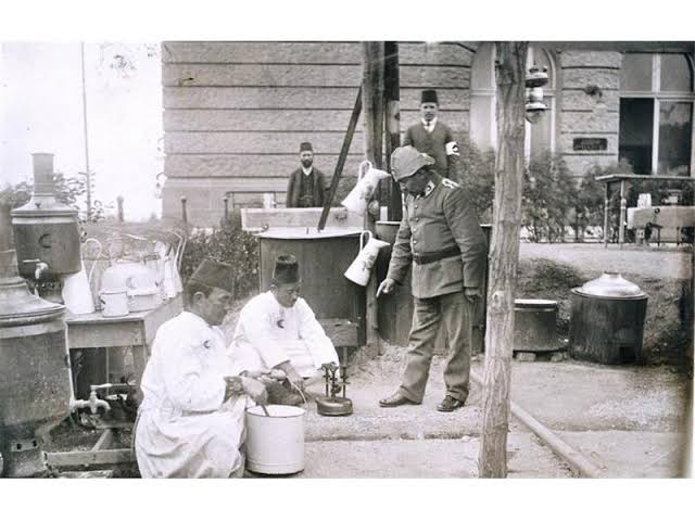 1. DÜNYA SAVAŞI DÖNEMİ DAMGALI HİLAL-İ AHMER KOL BANDI