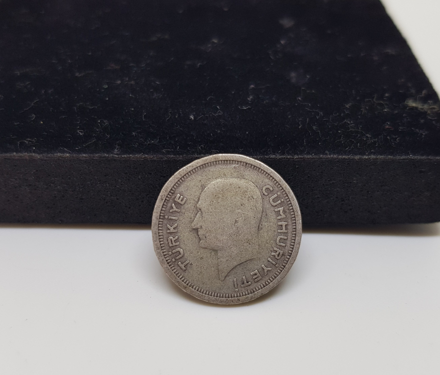 1936 YILI GÜMÜŞ 25 KURUŞ