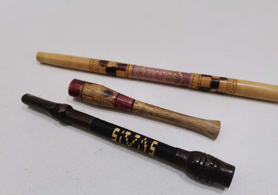 3 ADET ANTİKA SİGARA AĞIZLIĞI LOTU