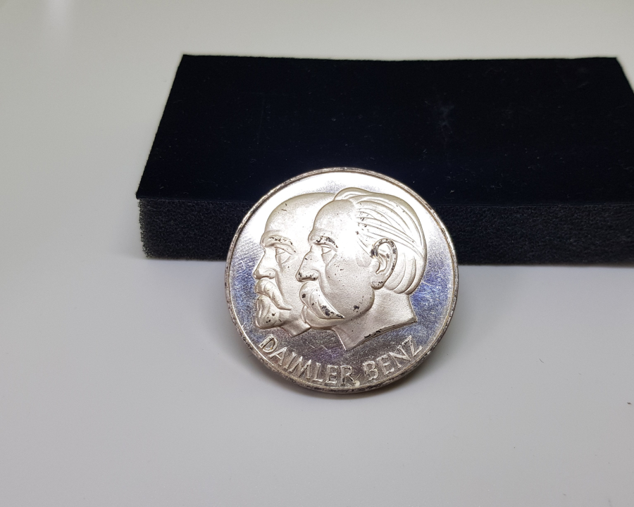 MERCEDEZ BENZ 100. YILI GÜMÜŞ HATIRA MADALYON