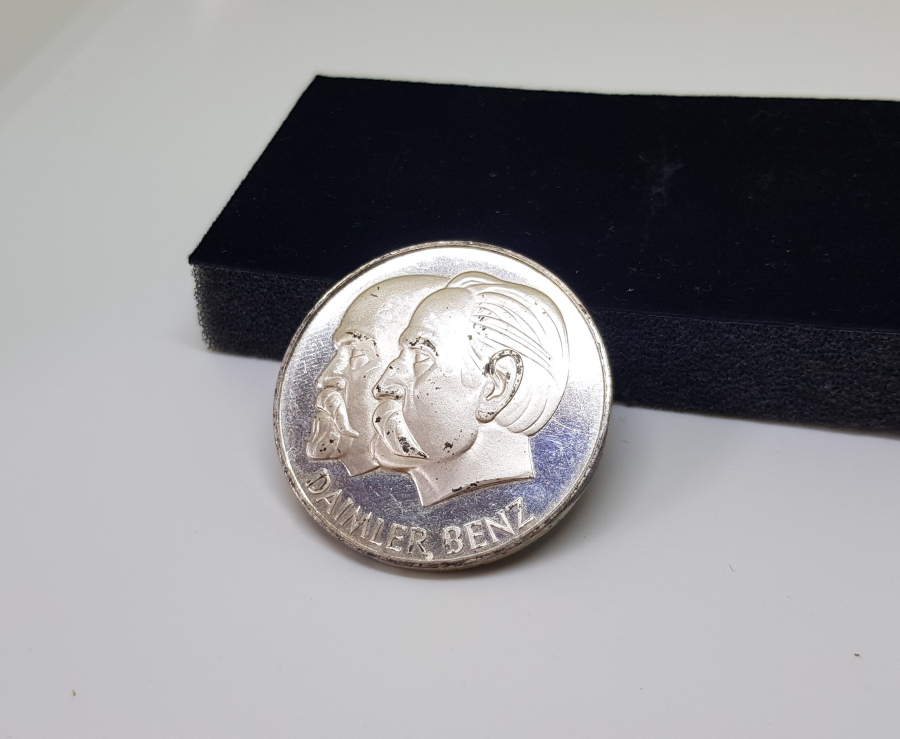 MERCEDEZ BENZ 100. YILI GÜMÜŞ HATIRA MADALYON