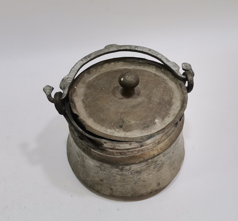 OSMANLI DÖNEMİ BAKIR KAPAKLI YOĞURT BAKRACI