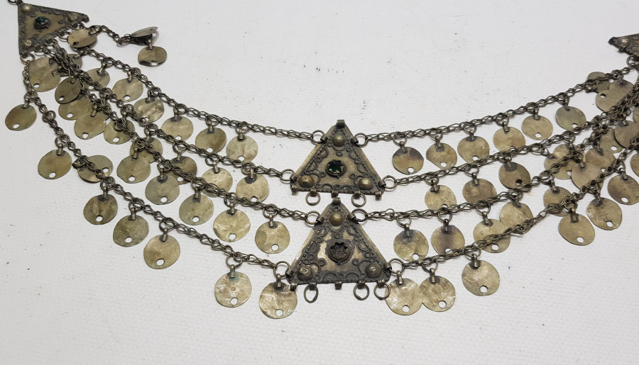 OSMANLI DÖNEMİ BÜYÜK BOY CINGILLI GELİN ALINLIĞI