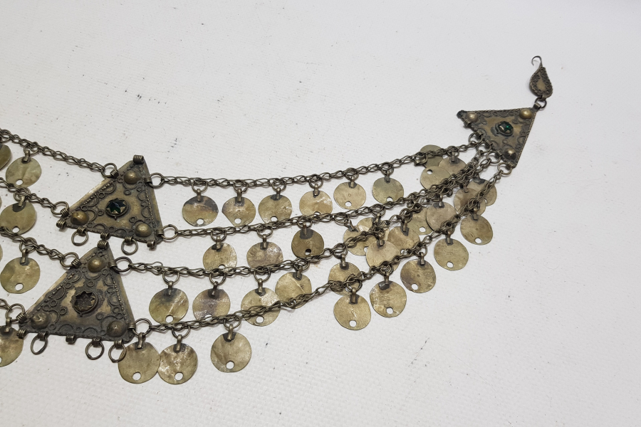 OSMANLI DÖNEMİ BÜYÜK BOY CINGILLI GELİN ALINLIĞI