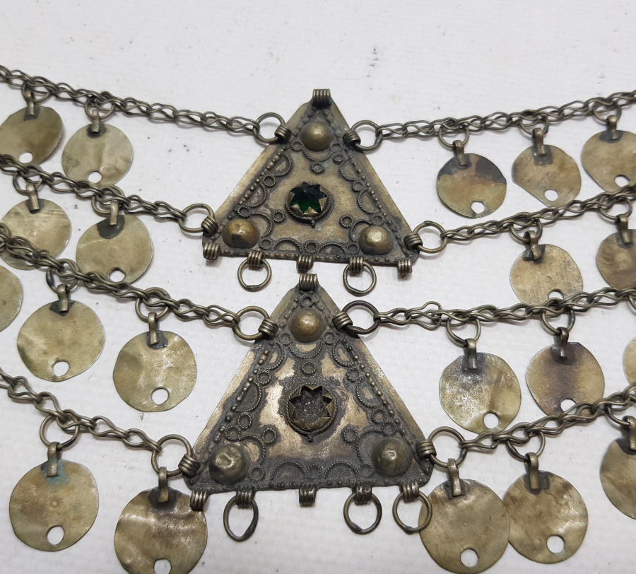 OSMANLI DÖNEMİ BÜYÜK BOY CINGILLI GELİN ALINLIĞI