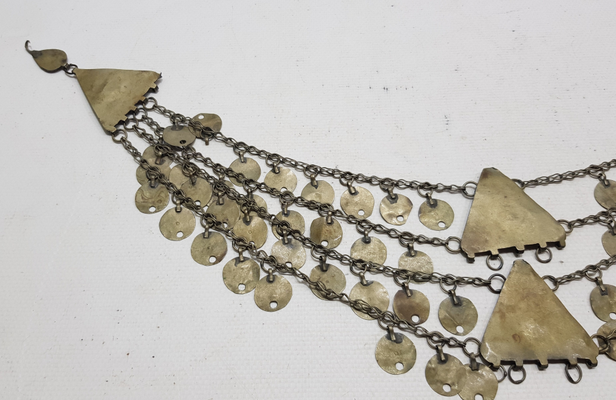 OSMANLI DÖNEMİ BÜYÜK BOY CINGILLI GELİN ALINLIĞI