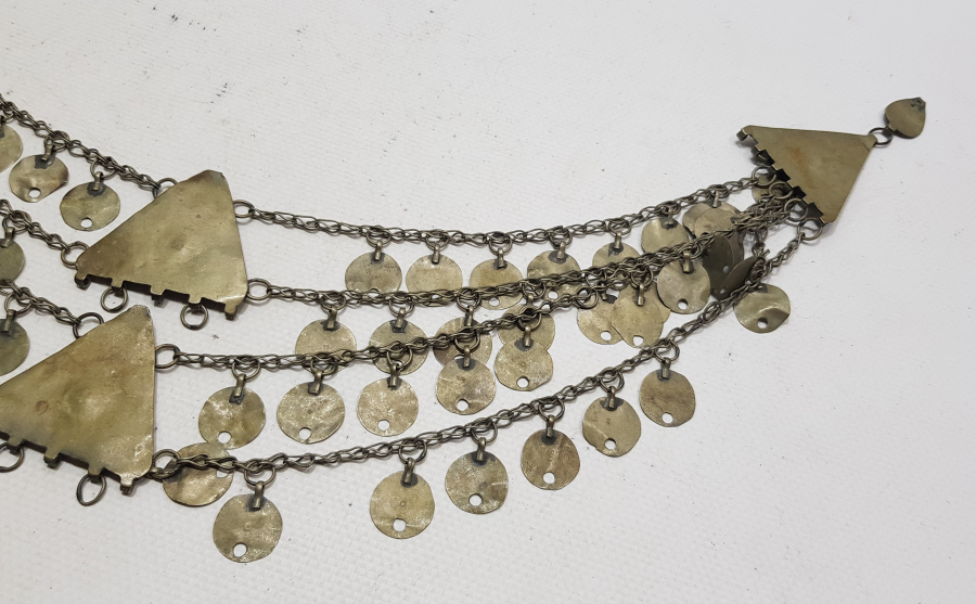 OSMANLI DÖNEMİ BÜYÜK BOY CINGILLI GELİN ALINLIĞI