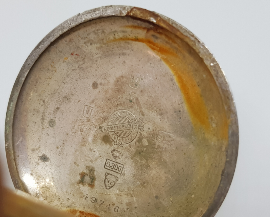 OSMANLI DÖNEMİ GÜMÜŞ CEP SAATİ KASASI