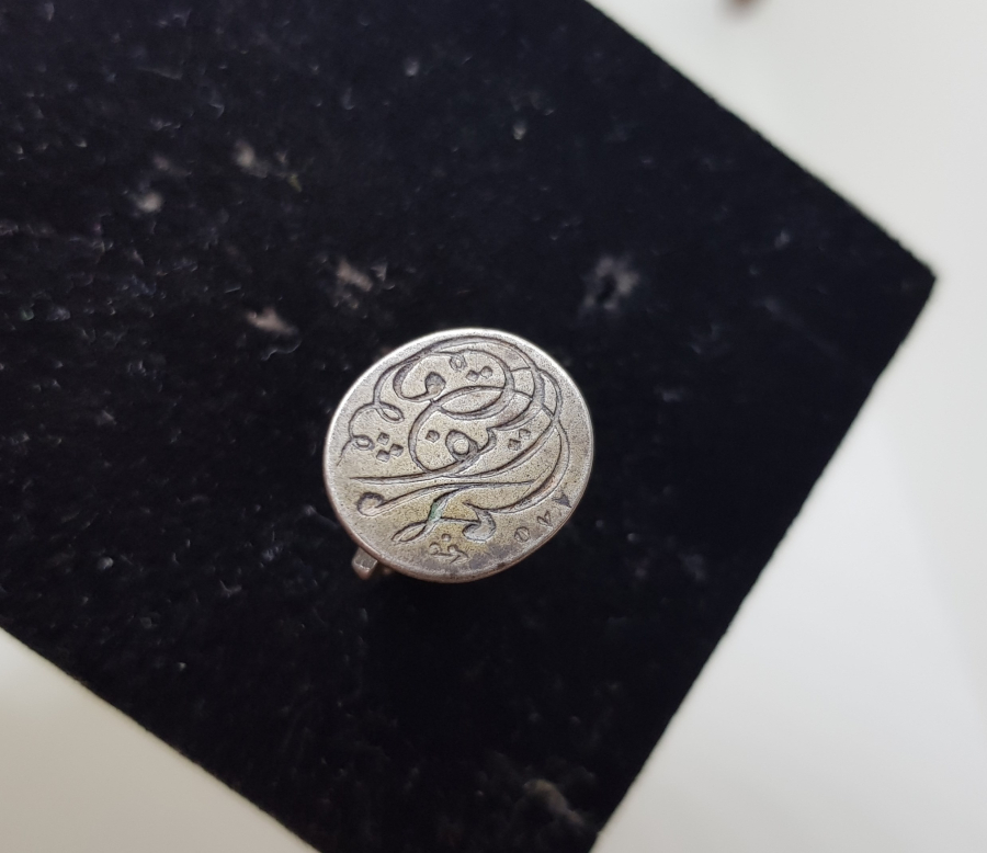 OSMANLI DÖNEMİ HAKKAK HAKKI KETEBELİ GÜMÜŞ ŞAHIS MÜHRÜ