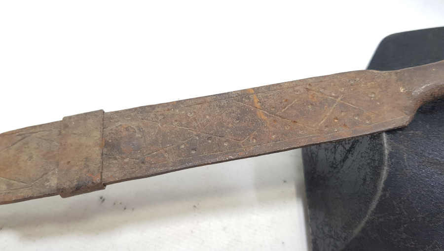 OSMANLI DÖNEMİ SAPI İŞLEMELİ KAHVE KAVURMA TAVASI