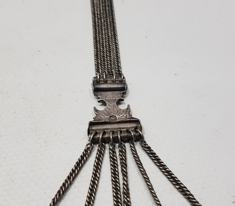 OSMANLI DÖNEMİ TUĞRALI NADİR BOYDA PRİOR CEP SAATLERİ İÇİN ÖZEL YAPILMIŞ GÜMÜŞ KÖSTEK SALLAMASI