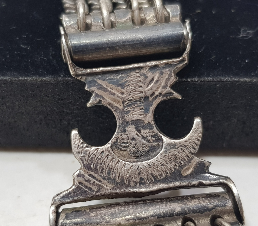 OSMANLI DÖNEMİ TUĞRALI NADİR BOYDA PRİOR CEP SAATLERİ İÇİN ÖZEL YAPILMIŞ GÜMÜŞ KÖSTEK SALLAMASI