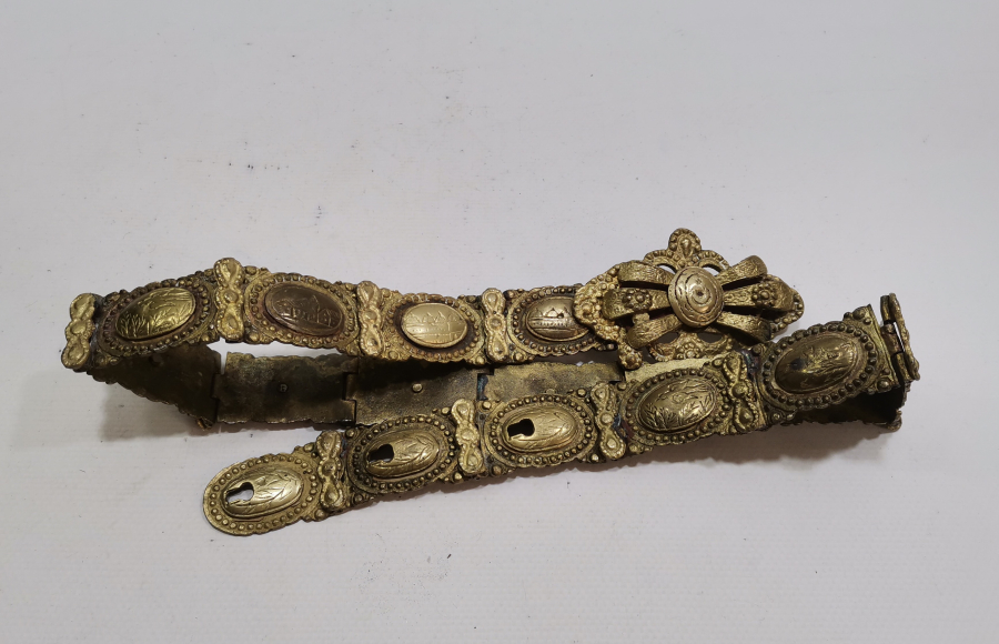 YOKLUK DÖNEMİ SAVAT İŞÇİLİKLİ VAN İŞİ GELİN KEMERİ