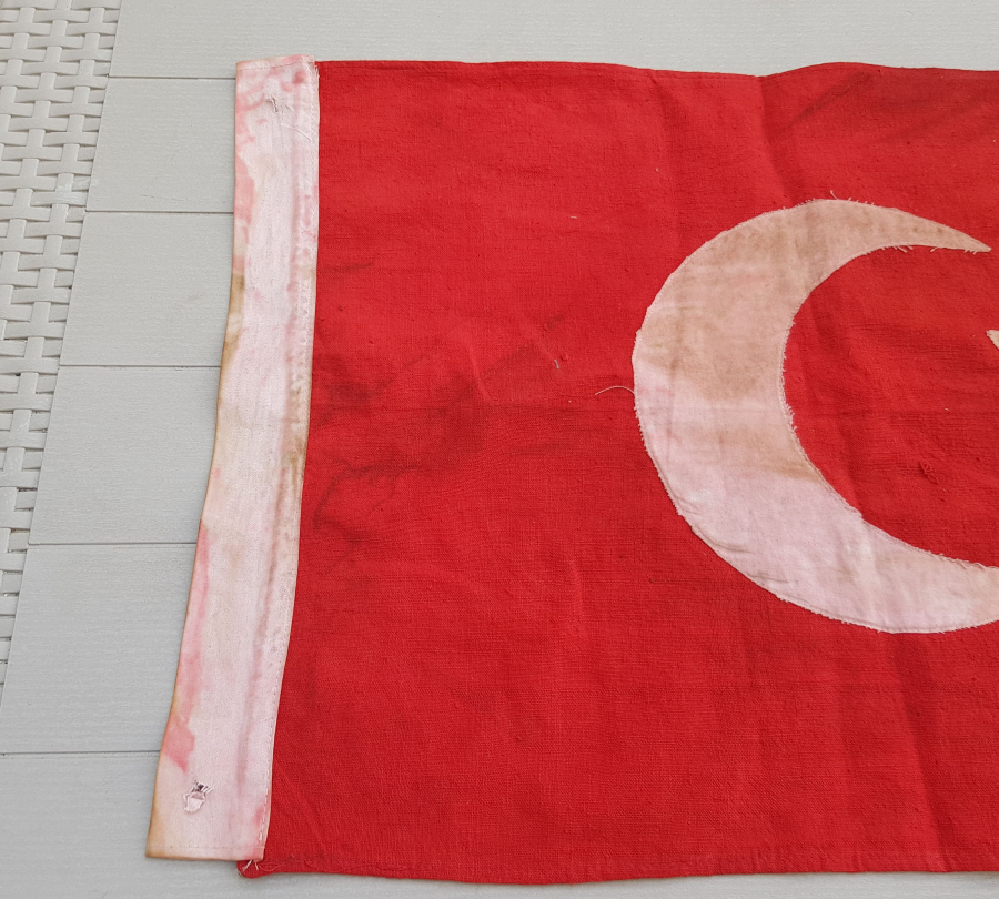 OSMANLI DÖNEMİ EL YAPIMI BAYRAK