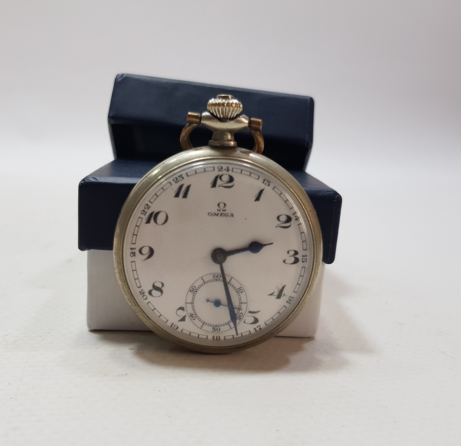 ANTİKA KURMALI OMEGA CEP SAATİ