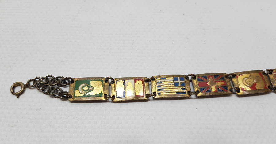 KORE SAVAŞI DÖNEMİ ÇOK NADİR İTTİFAK SUBAY BİLEKLİĞİ