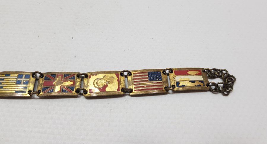 KORE SAVAŞI DÖNEMİ ÇOK NADİR İTTİFAK SUBAY BİLEKLİĞİ