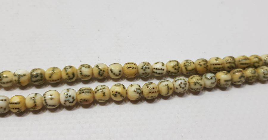 OSMANLI DÖNEMİ FİL DİŞİNDEN MAMUL ÜZERİNDE ESMA ÜL HÜSNA NIN İSİMLERİNİN YAZILI OLDUĞU ÇOK NADİR NAMAZ TESPİHİ - ZİKİR TESPİHİ