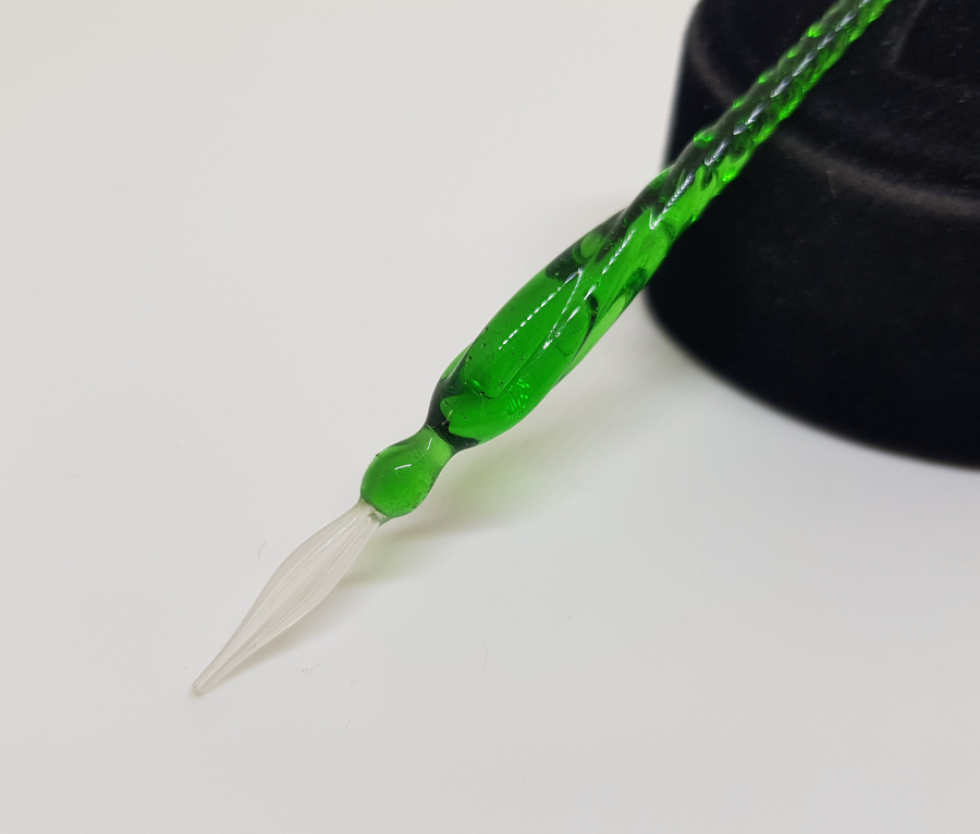 OSMANLI DÖNEMİ ÜFLEME CAMDAN MAMUL NADİR HATTAT DİVİTİ