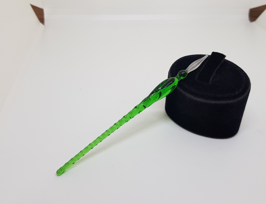 OSMANLI DÖNEMİ ÜFLEME CAMDAN MAMUL NADİR HATTAT DİVİTİ