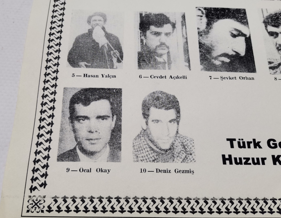 1970 LERDEN ÇOK NADİR SİYASİ AFİŞ