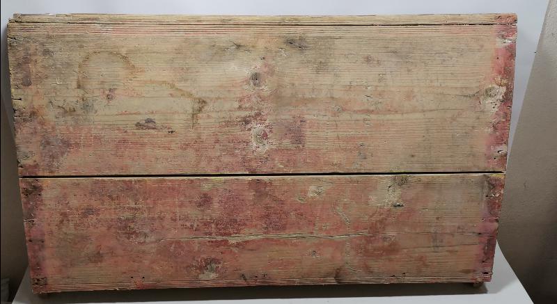 OSMANLI DÖNEMİ ÇOK NADİR BOL BAYRAKLI GEMİLİ SANDIK KAPAĞI