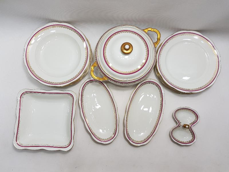 OSMANLI DÖNEMİ KPM PORSELEN 6 KİŞİLİK YEMEK TAKIMI