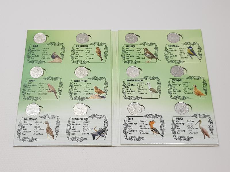 2020 ANADOLU'YA ÖZGÜ KUŞLAR HATIRA PARA SETİ