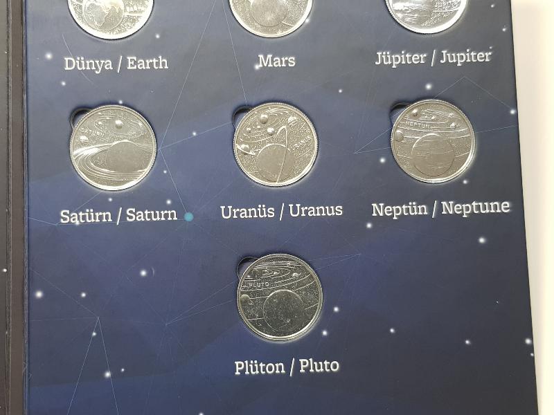 GÜNEŞ SİSTEMİ HATIRA PARA SETİ