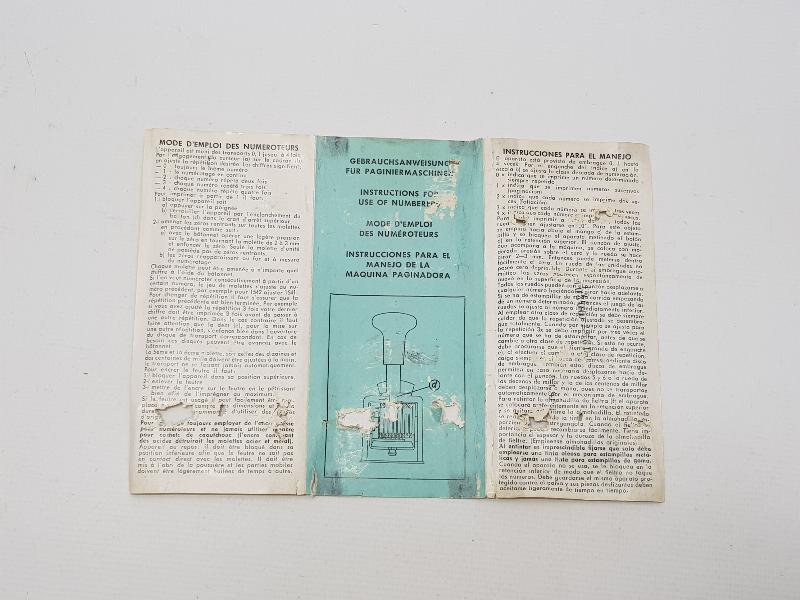 KUTUSUNDA ANTİKA NUMARATÖR