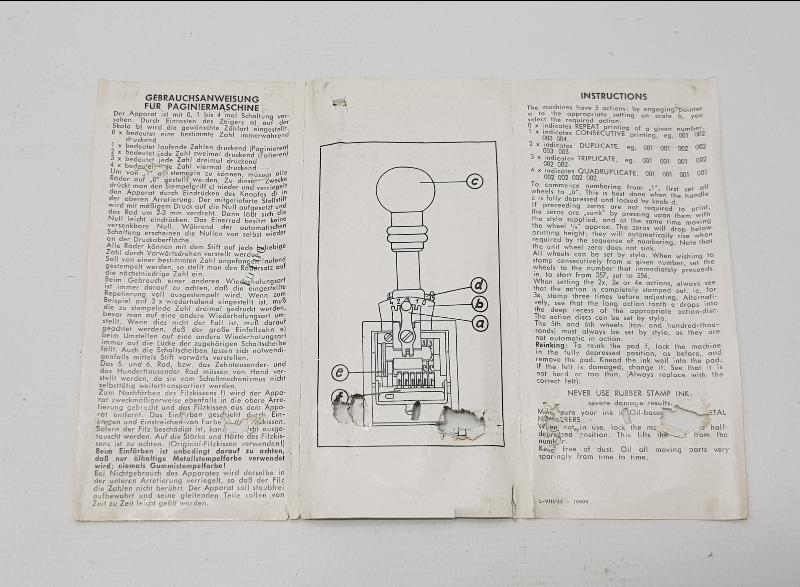 KUTUSUNDA ANTİKA NUMARATÖR