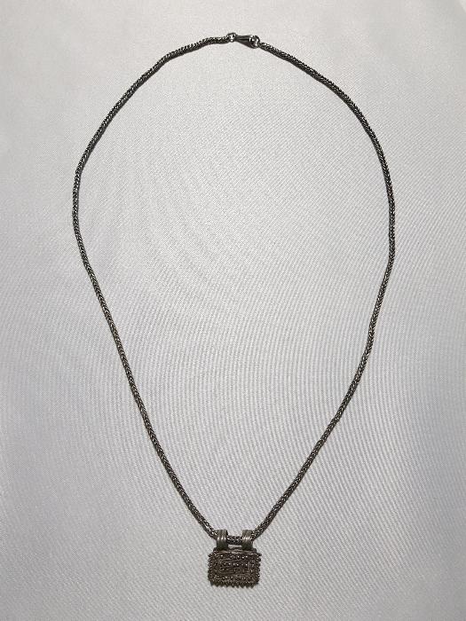 OSMANLI GÜMÜŞ KOLYE