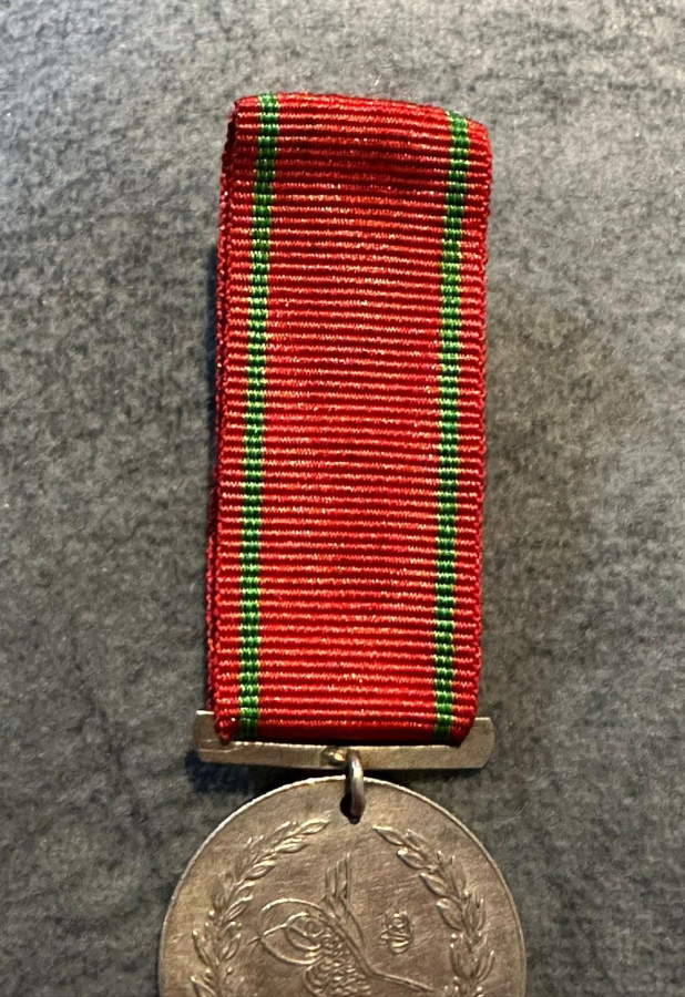 OSMANLI DÖNEMİ GÜMÜŞ YUNAN MUHAREBESİ MADALYASI