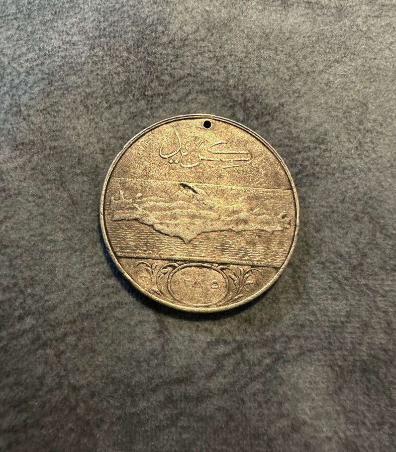 OSMANLI GÜMÜŞ ATİK GİRİT MADALYASI