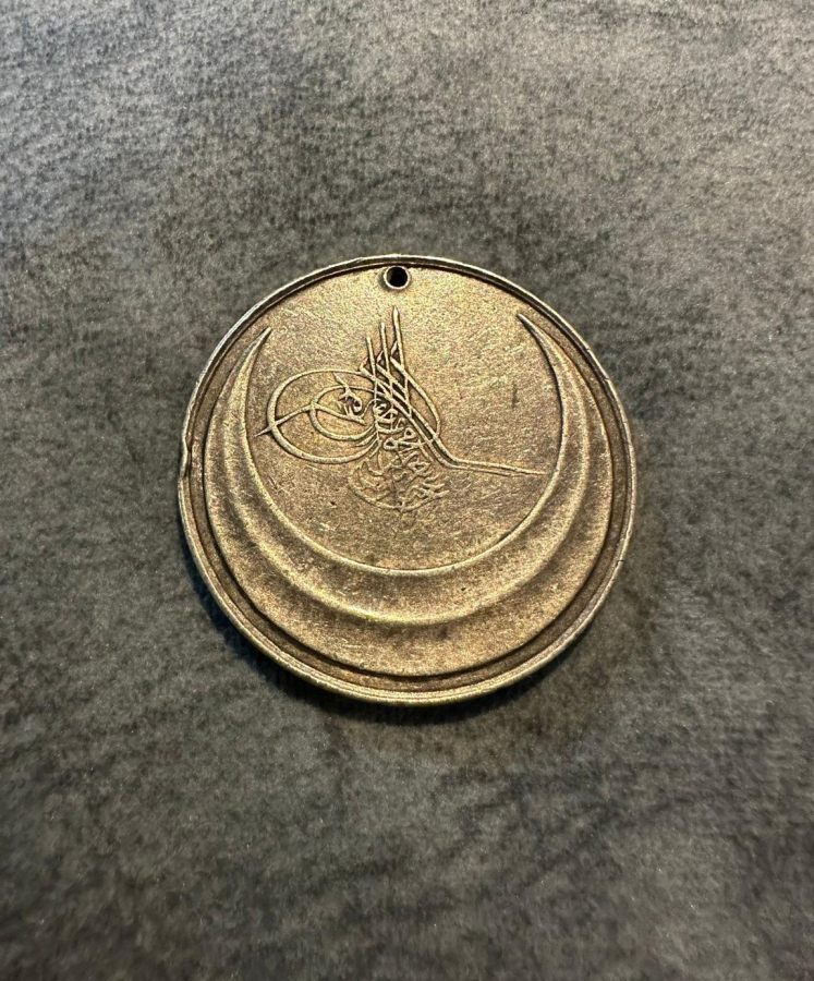 OSMANLI GÜMÜŞ ATİK GİRİT MADALYASI