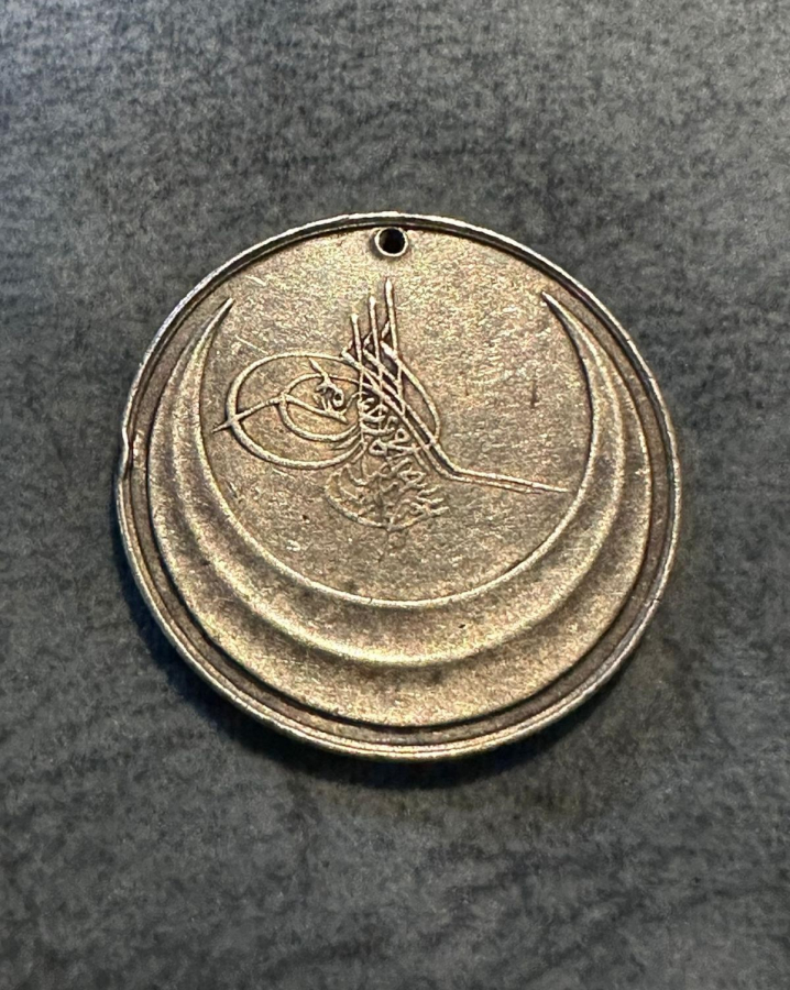 OSMANLI GÜMÜŞ ATİK GİRİT MADALYASI