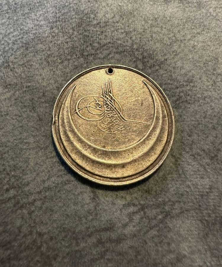 OSMANLI GÜMÜŞ ATİK GİRİT MADALYASI