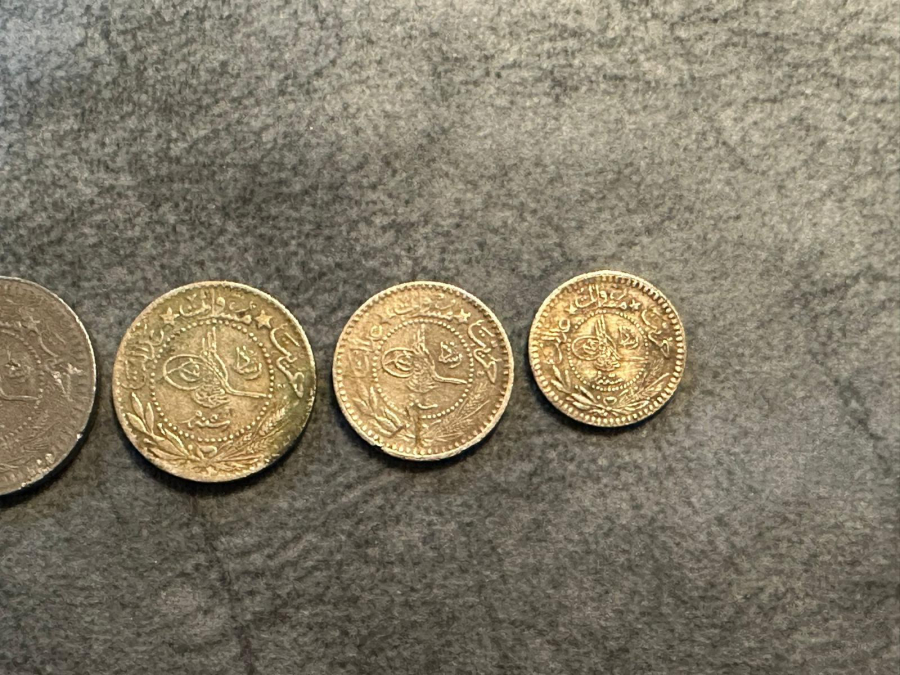 SULTAN MEHMET REŞAD DÖNEMİ TAM TAKIM NİKEL PARA LOTU