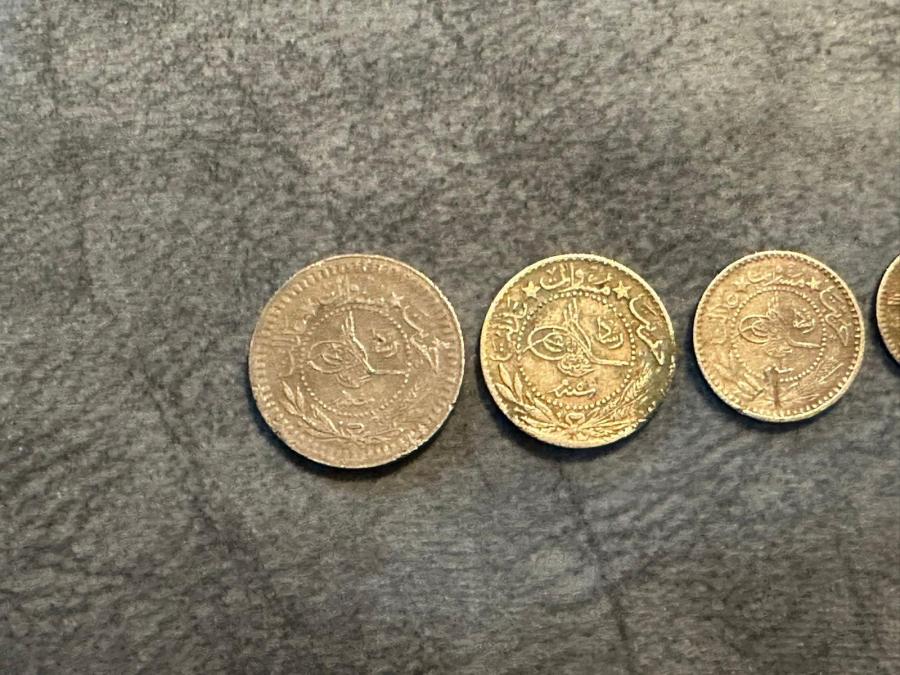 SULTAN MEHMET REŞAD DÖNEMİ TAM TAKIM NİKEL PARA LOTU