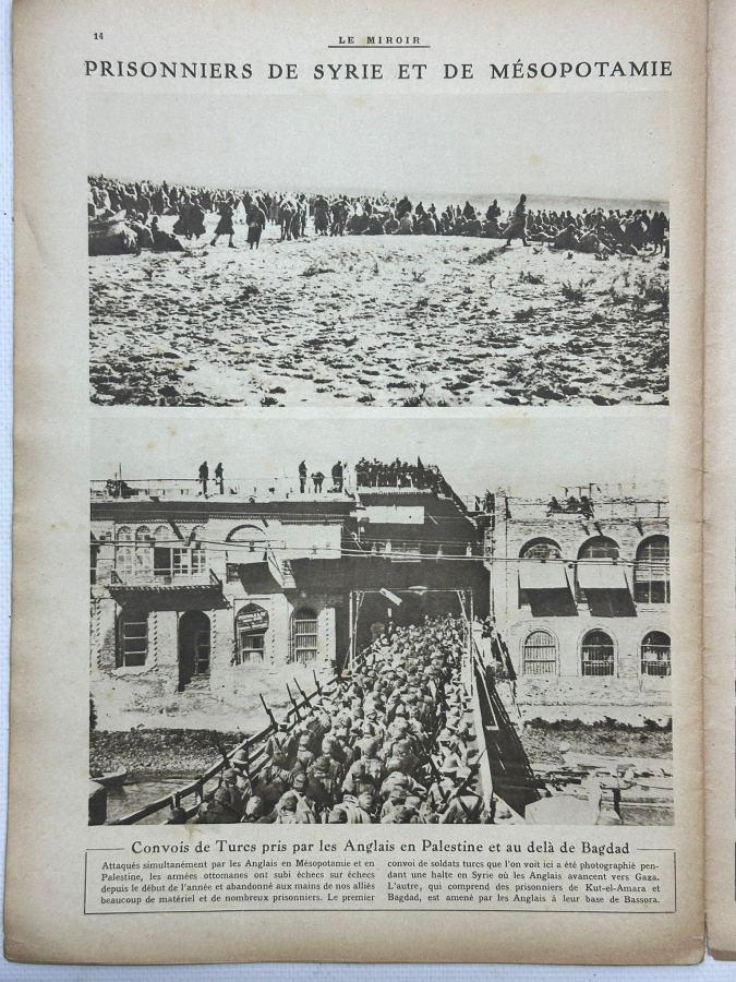 1. DÜNYA SAVAŞI 1917 TARİHLİ LE MİROİR DERGİSİ