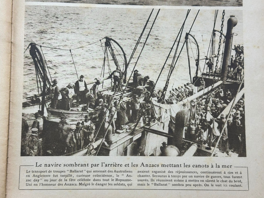 1. DÜNYA SAVAŞI 1917 TARİHLİ LE MİROİR DERGİSİ