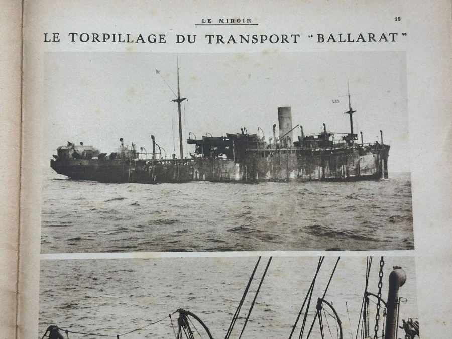 1. DÜNYA SAVAŞI 1917 TARİHLİ LE MİROİR DERGİSİ