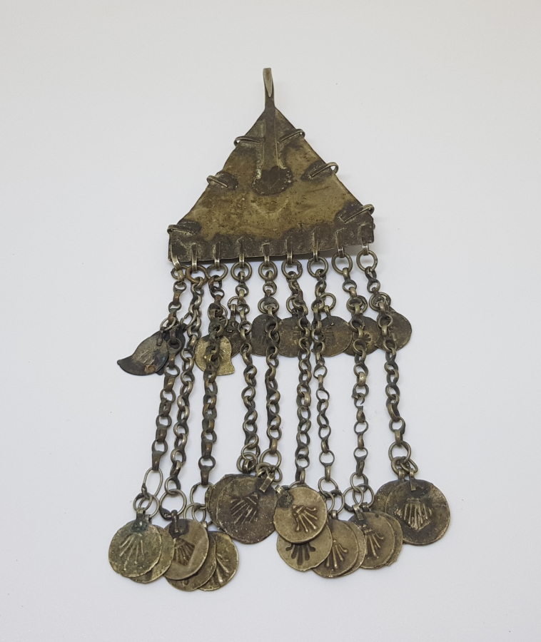 OSMANLI DÖNEMİ KAZ AYAĞI DAMGALI FES SÜSÜ